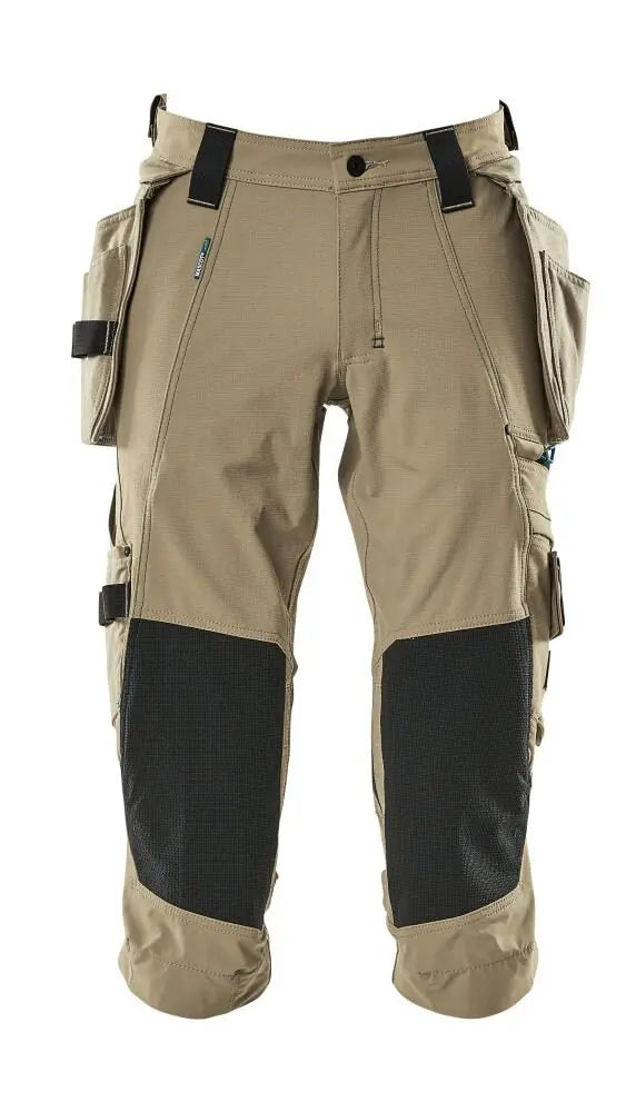 Pantacourt, poches flottantes, stretch vêtement professionnel personnalisable