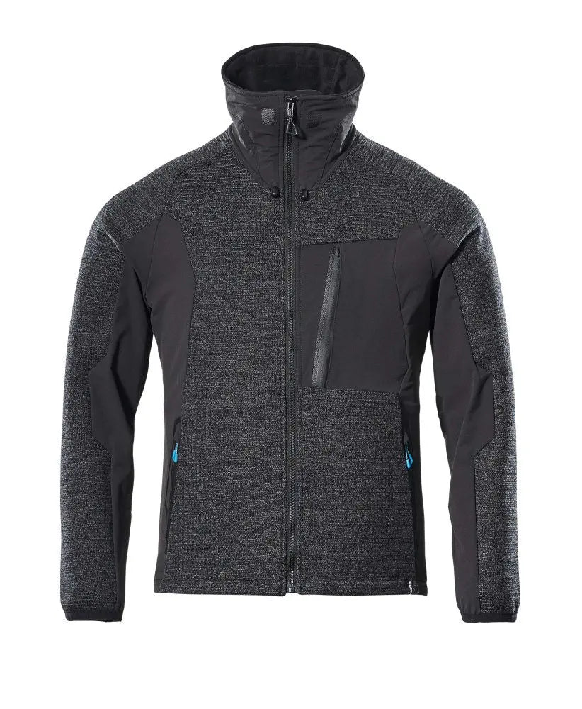 Veste tricot avec membrane vêtement professionnel personnalisable