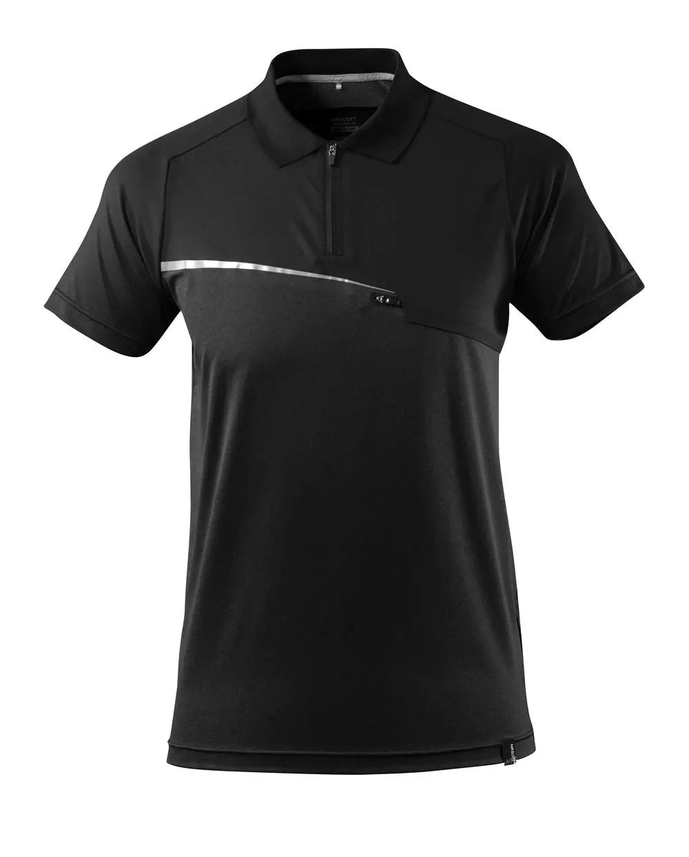 Polo évacuant l'humidité, poche frontale vêtement professionnel personnalisable