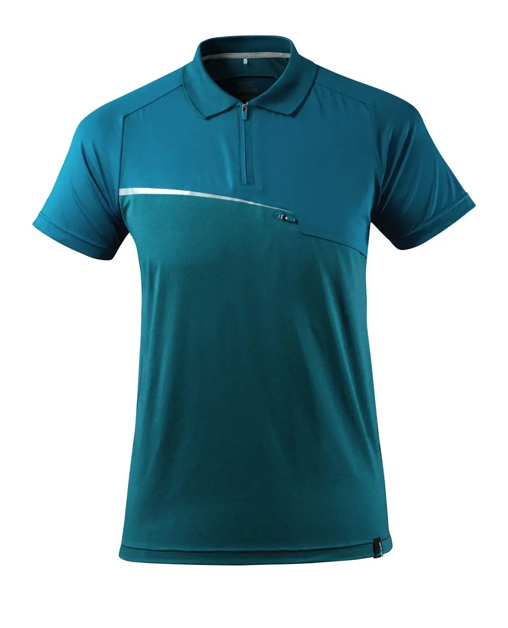 Polo évacuant l'humidité, poche frontale vêtement professionnel personnalisable