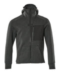 Sweat capuche avec fermeture zippée vêtement professionnel personnalisable