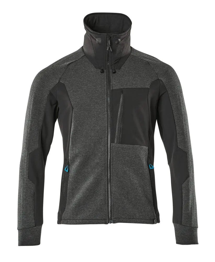 Sweatshirt, fermeture zippée, col haut vêtement professionnel personnalisable