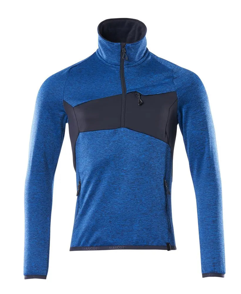 Pull en polaire, fermeture zippée courte vêtement professionnel personnalisable