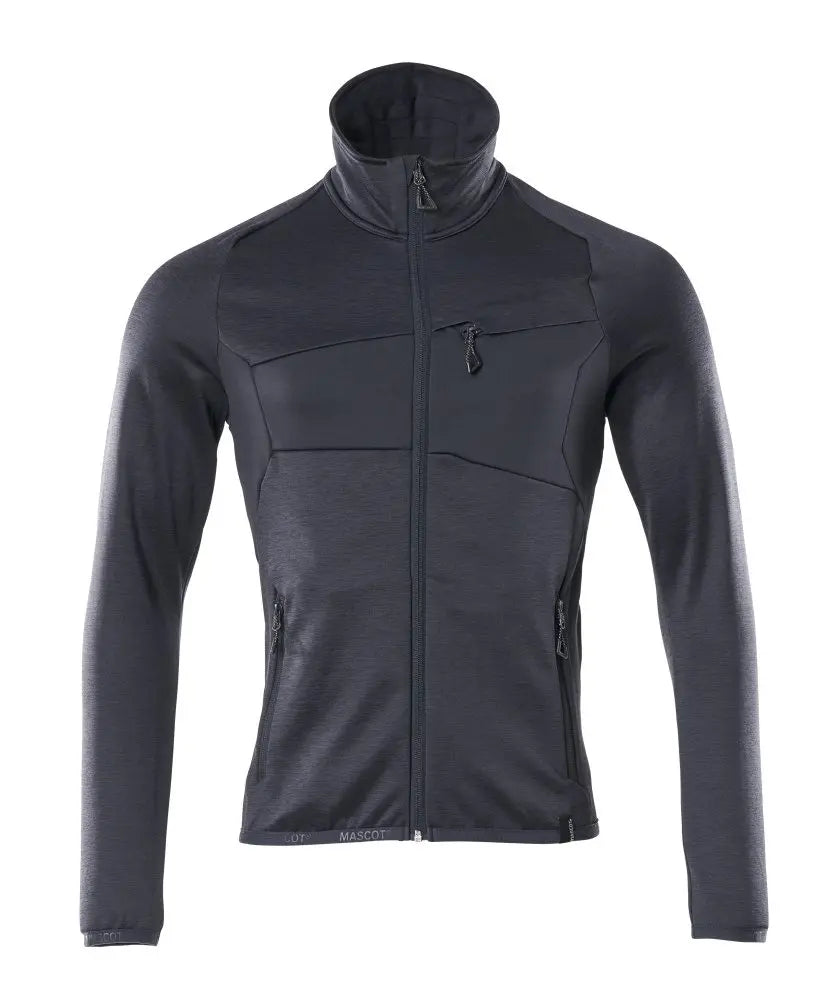 Pull en polaire avec fermeture zippée vêtement professionnel personnalisable