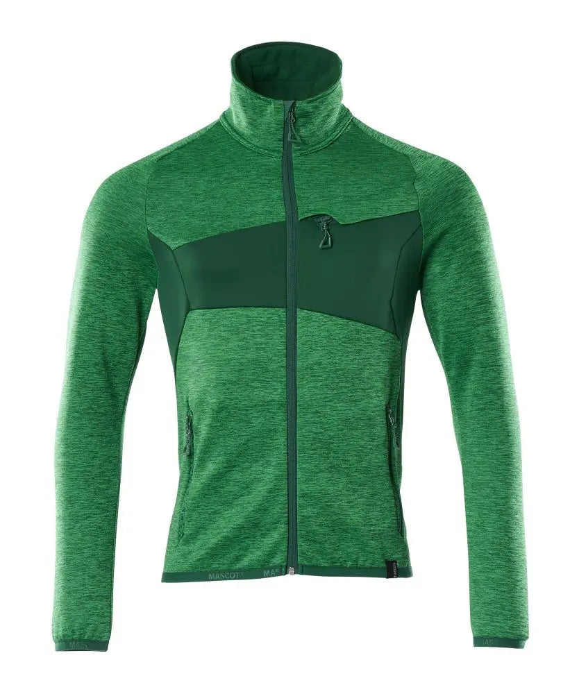 Pull en polaire avec fermeture zippée vêtement professionnel personnalisable