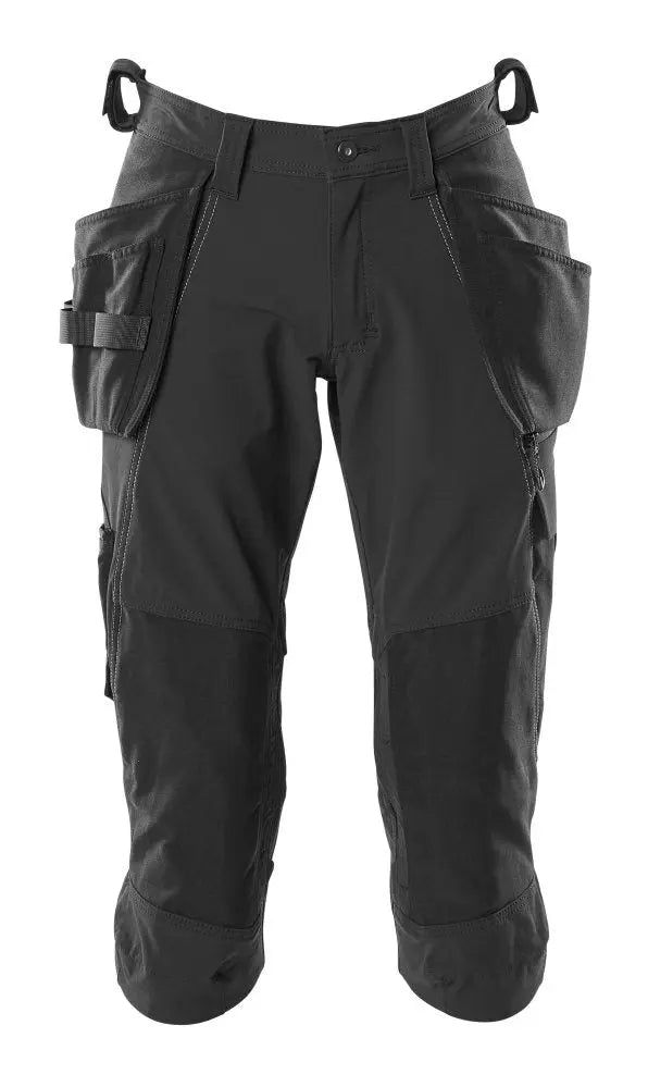 Pantacourt, poches flottantes , stretch vêtement professionnel personnalisable