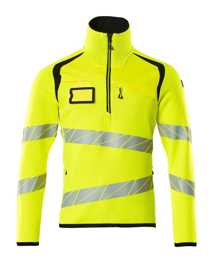 Pull demi-zippé vêtement professionnel personnalisable