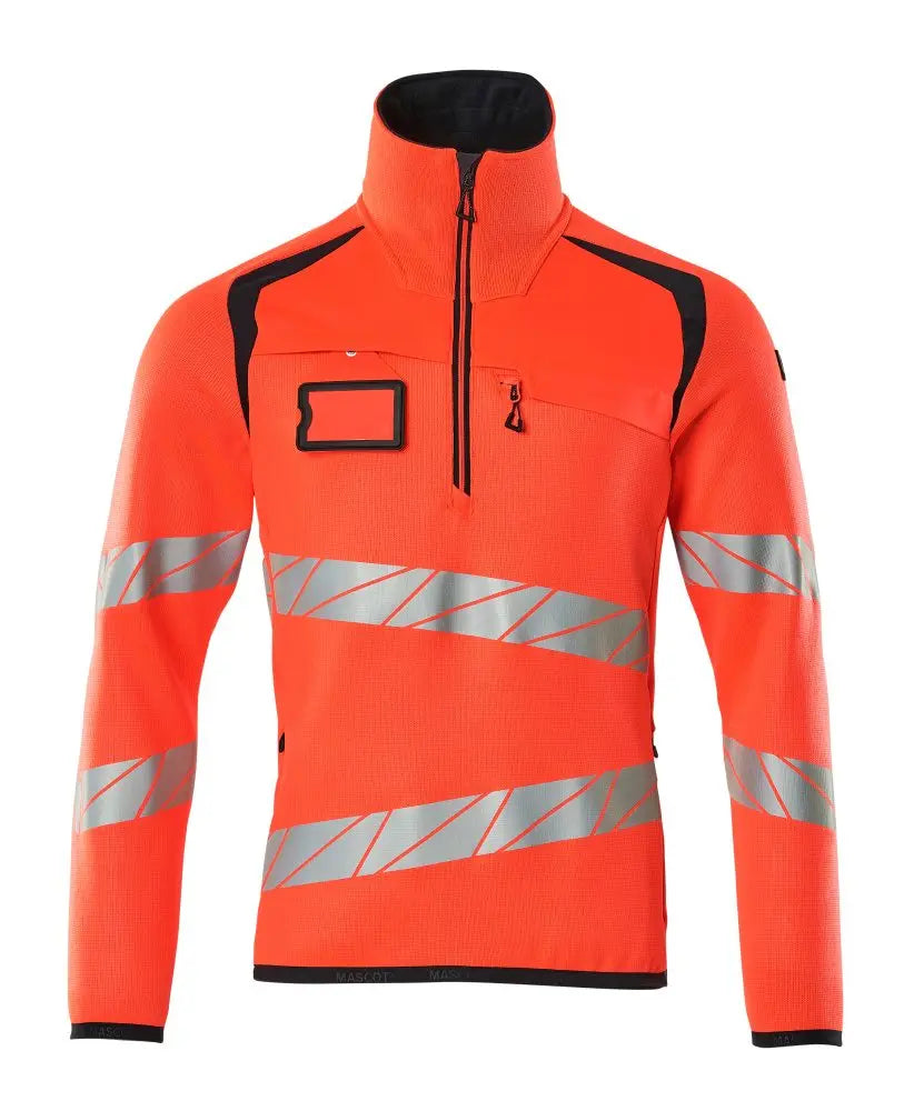 Pull demi-zippé vêtement professionnel personnalisable