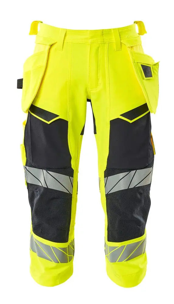 Pantacourt, poches flottantes , stretch vêtement professionnel personnalisable