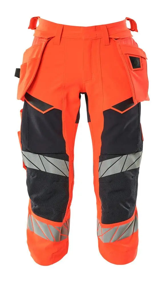 Pantacourt, poches flottantes , stretch vêtement professionnel personnalisable