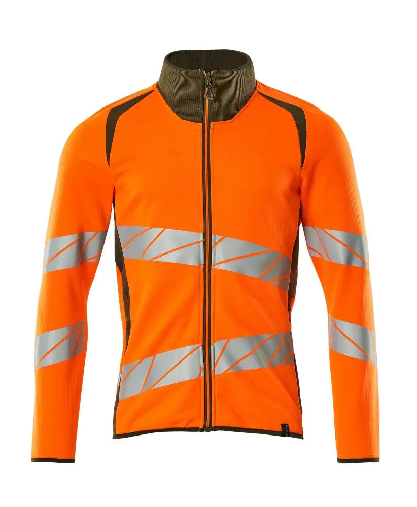 Sweatshirt zippé, coupe moderne vêtement professionnel personnalisable