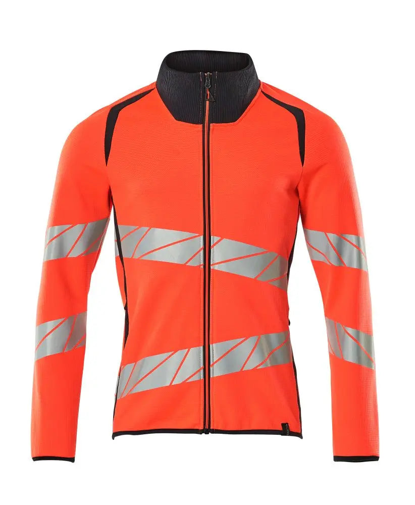 Sweatshirt zippé, coupe moderne vêtement professionnel personnalisable