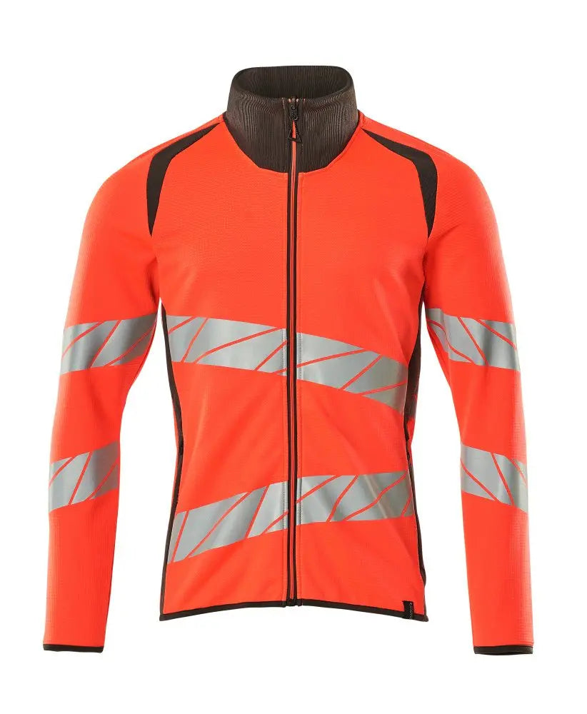 Sweatshirt zippé, coupe moderne vêtement professionnel personnalisable