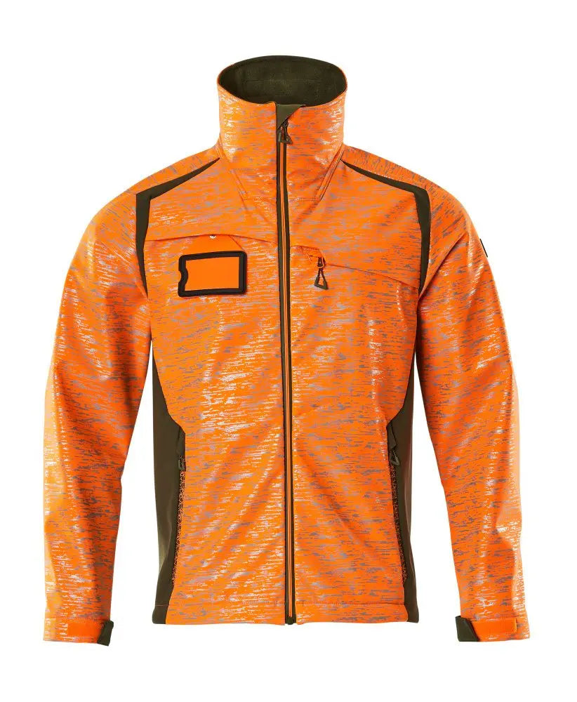 Veste softshell, effets réfléchissants haute visibilité EPI professionnel