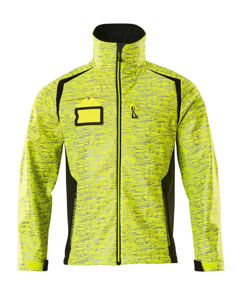 Veste softshell, effets réfléchissants haute visibilité EPI professionnel