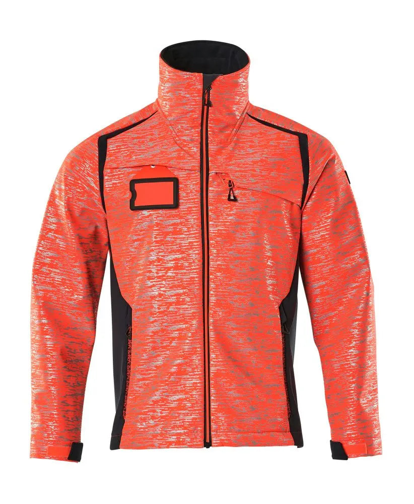 Veste softshell, effets réfléchissants haute visibilité EPI professionnel