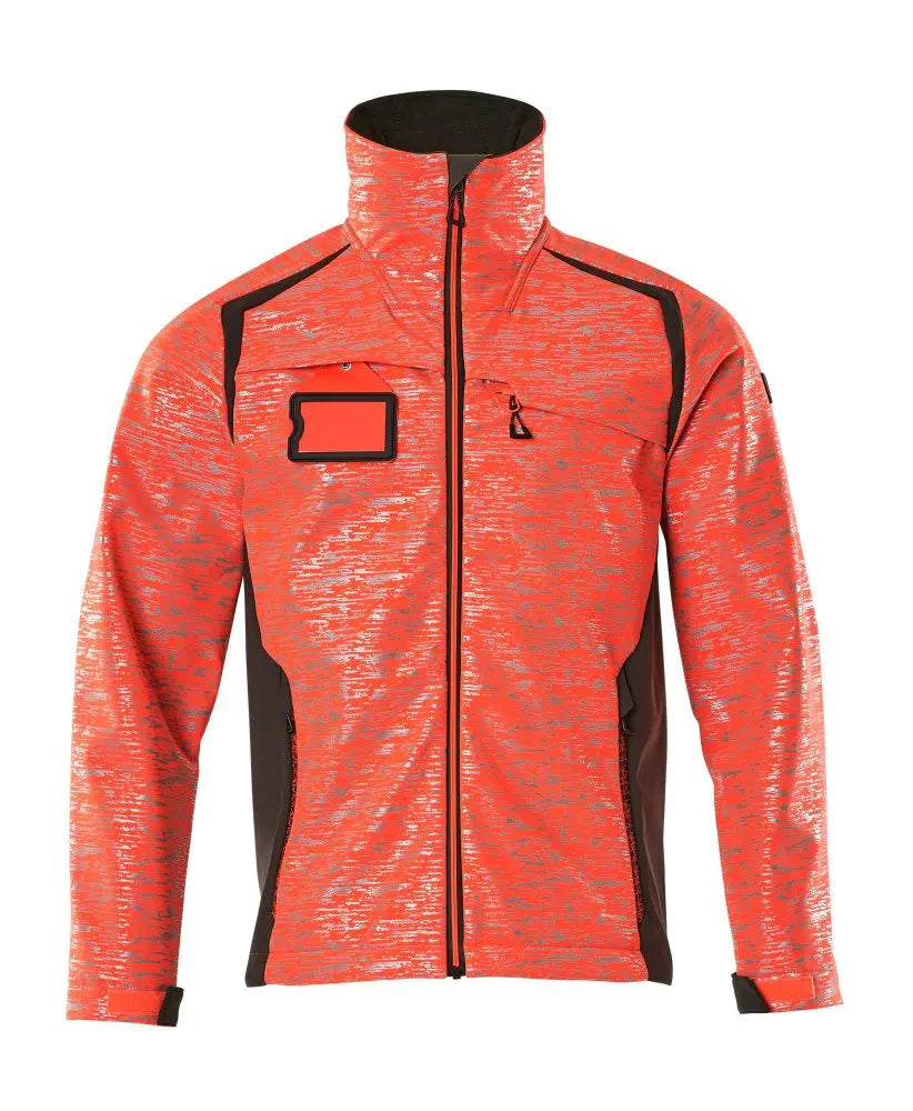Veste softshell, effets réfléchissants haute visibilité EPI professionnel