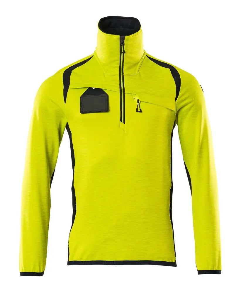 Pull polaire demi-zippé vêtement professionnel personnalisable