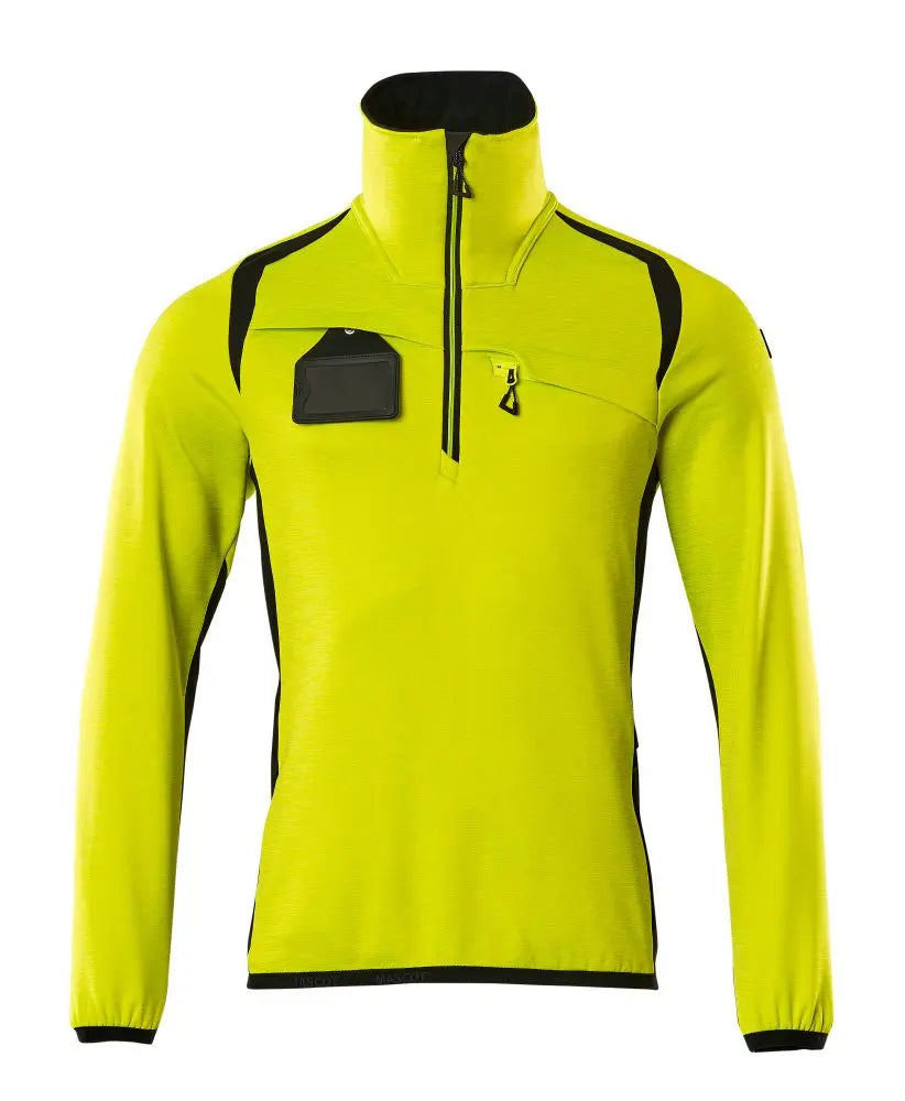 Pull polaire demi-zippé vêtement professionnel personnalisable