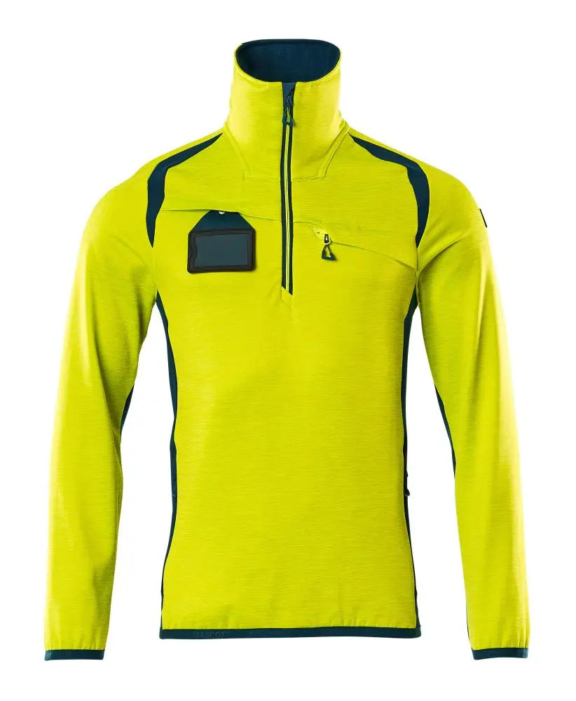 Pull polaire demi-zippé vêtement professionnel personnalisable