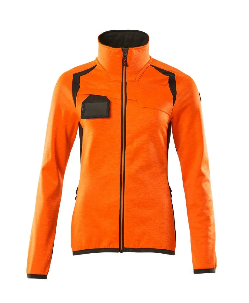 Pull polaire zippé, coupe femme vêtement professionnel personnalisable
