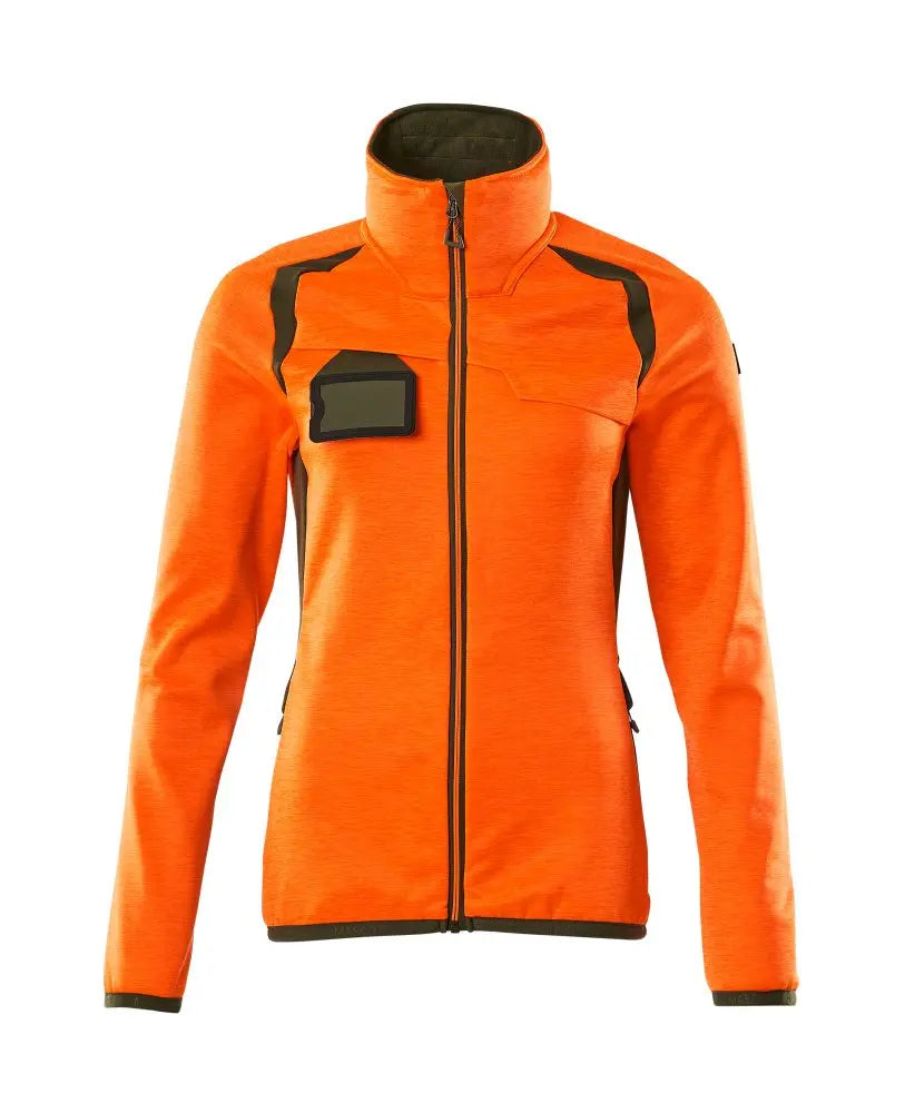 Pull polaire zippé, coupe femme vêtement professionnel personnalisable