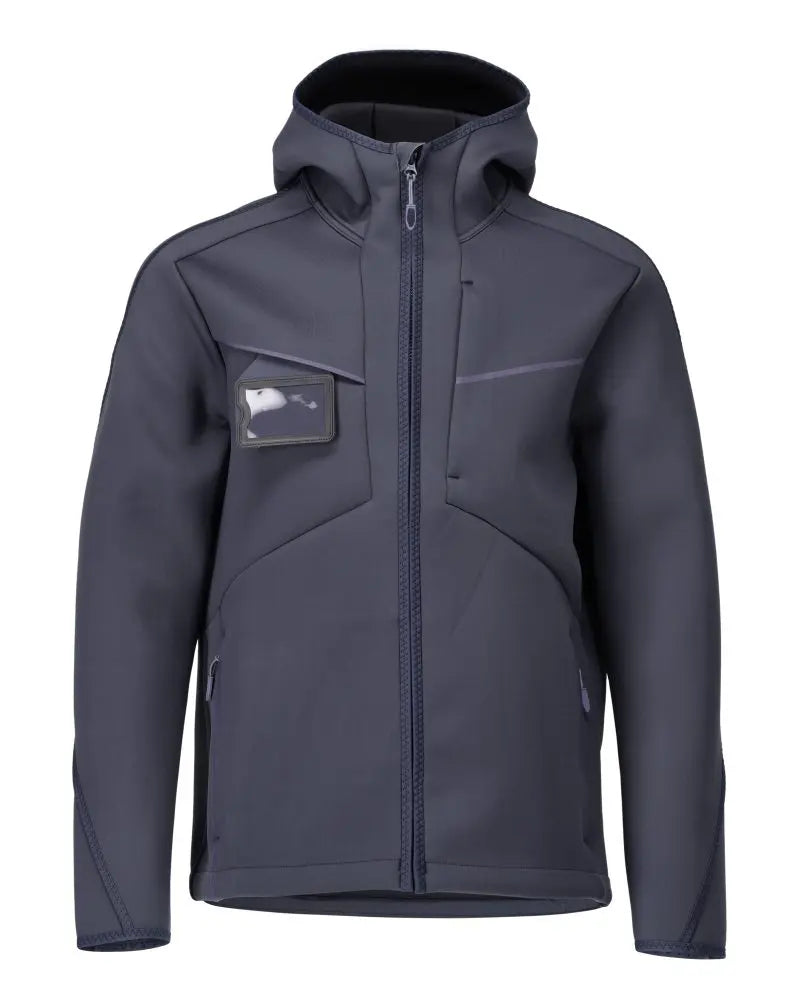 Veste softshell, capuche, coupe moderne vêtement professionnel personnalisable