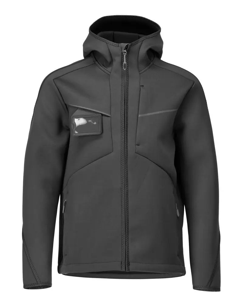Veste softshell, capuche, coupe moderne vêtement professionnel personnalisable