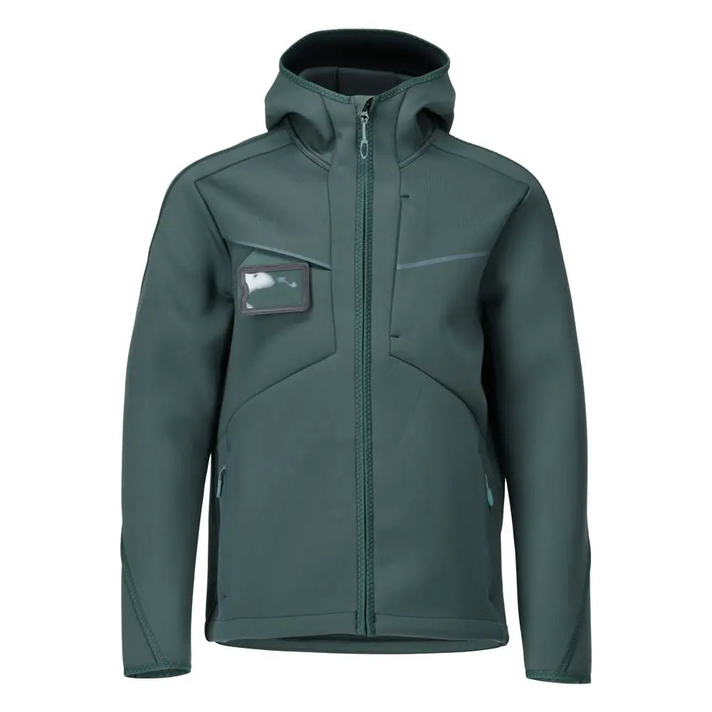 Veste softshell, capuche, coupe moderne vêtement professionnel personnalisable