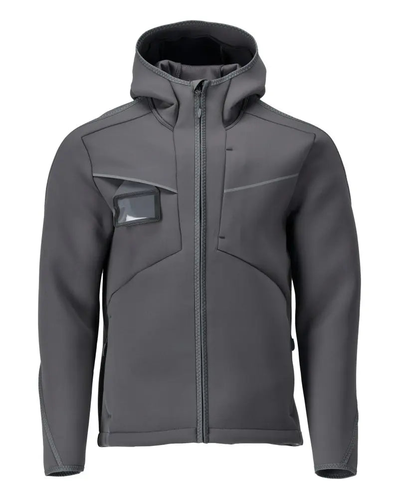 Veste softshell, capuche, coupe moderne vêtement professionnel personnalisable