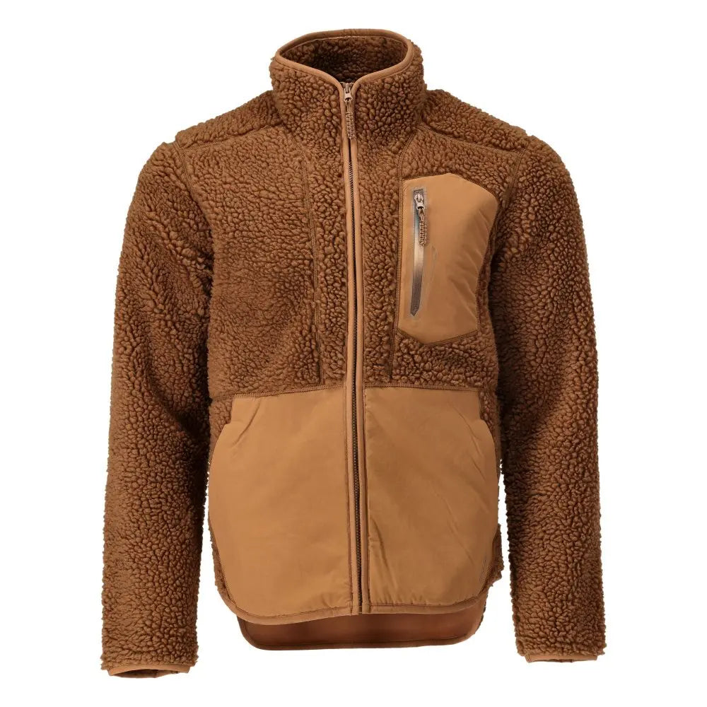 Veste fourrure zippé chaussure de sécurité professionnelle