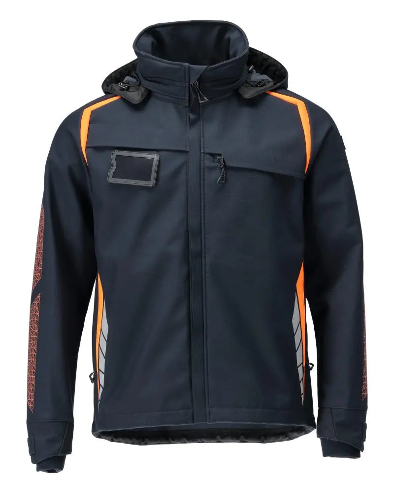 Veste softshell avec capuche vêtement professionnel personnalisable