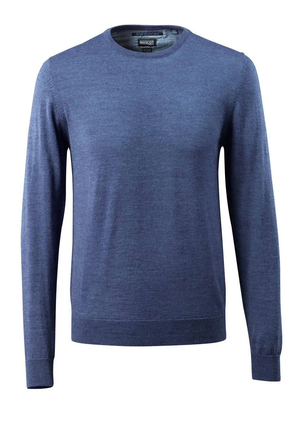 Pull encolure ronde, avec laine merinos vêtement professionnel personnalisable
