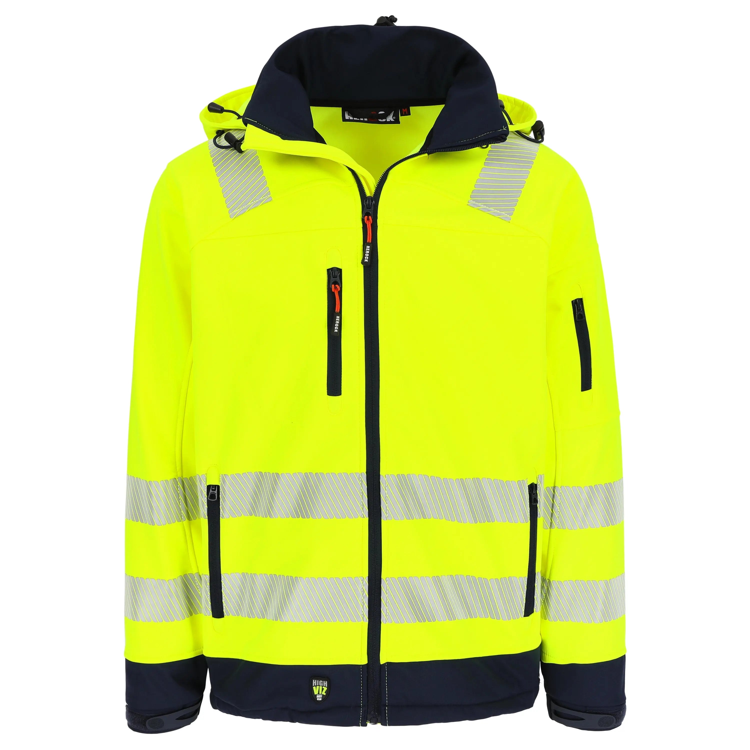 GREGOR HIGH VIZ SOFTSHELL VESTE HEROCK